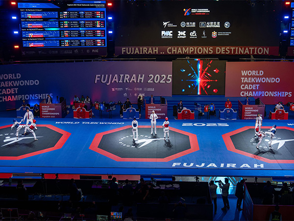 Fujairah World Taekwondo Cadet Championships set new participation record (Photo/WAM)