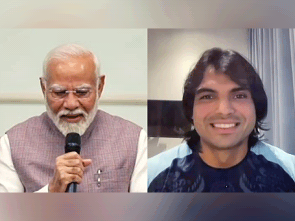 Prime Minister Narendra Modi and Neeraj Chopra (File Photo/ANI)