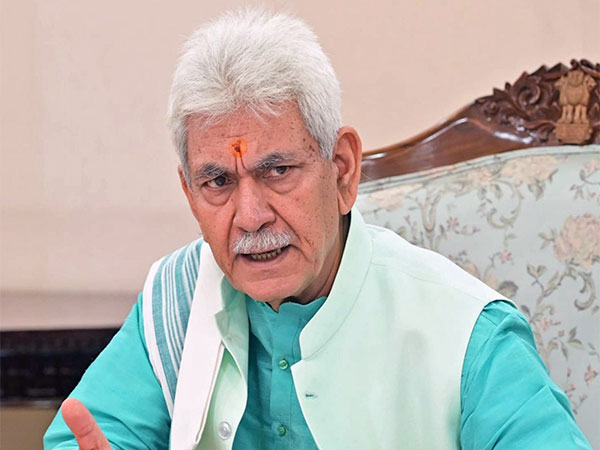  Jammu and Kashmir Lieutenant Governor Manoj Sinha (File Photo/ANI)