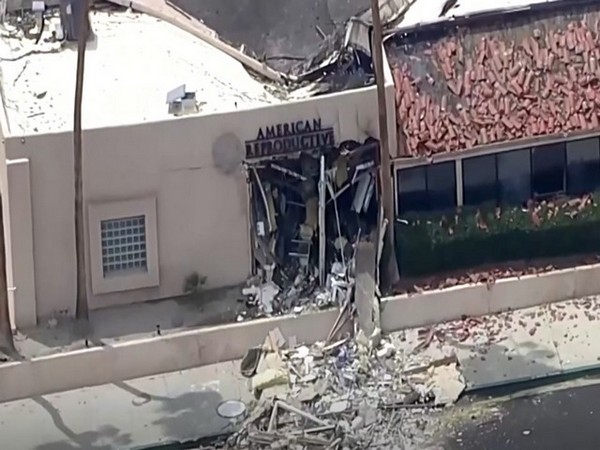 Explosion outside medical facility in California (Photo/ Reuters)