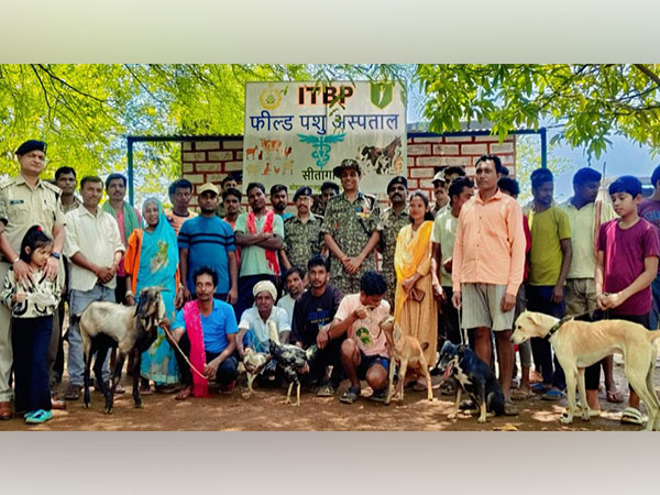 ITBP opens free animal hospital in Naxal zone in Chhattisgarh  (Photo/ANI)