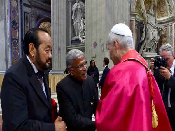 Deputy Chairperson of the Rajya Sabha, Harivansh at the inaugural mass (Image/ Dy Chairperson of Rajya Sabha)
