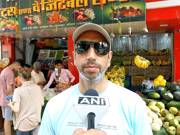 A local in Haridwar (Photo/ANI)  