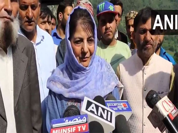 PDP Chief Mehbooba Mufti (Photo/ANI)