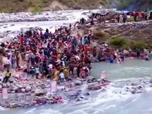 Visuals from the Keshav Prayag (Photo/ANI)