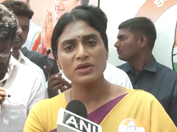 Andhra Pradesh Congress chief YS Sharmila. (File Photo/ANI)