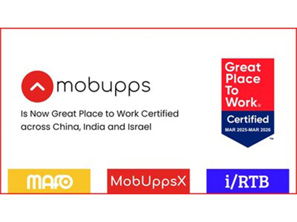Mobupps Earns Great Place to Work® Certification across Israel, China and India