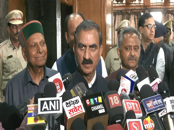 Himachal Pradesh Chief Minister Sukhvinder Singh Sukhu (Photo/ANI) 