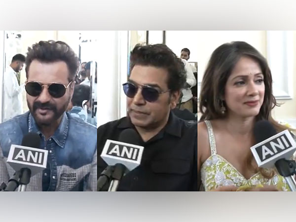 Sanjay Kapoor, Ashutosh Rana, Vidya Malvade (Photo/ANI)