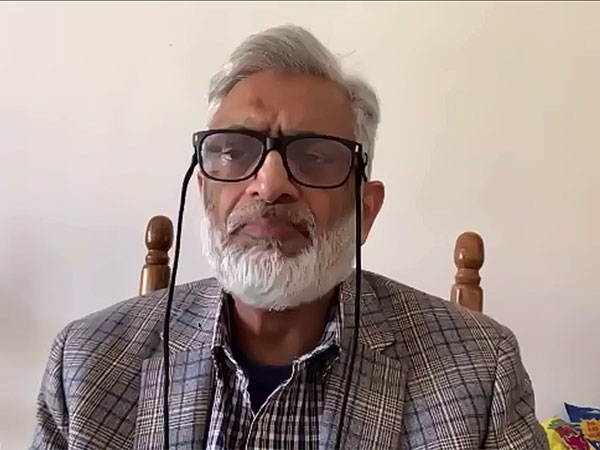  Professor Sajjad Raja, Chairman of National Equality Party Jammu Kashmir Gilgit Baltistan and Ladakh (Photo/ANI)