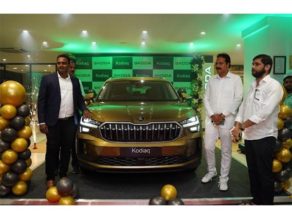 PPS Skoda launched all new Kodiaq by Jagadeshwar G, Corporator, GHMC, S Cecil, COO, PPS Skoda –Telangana & AP and other senior officials at PPS Skoda Kondapur showroom at Hyderabad