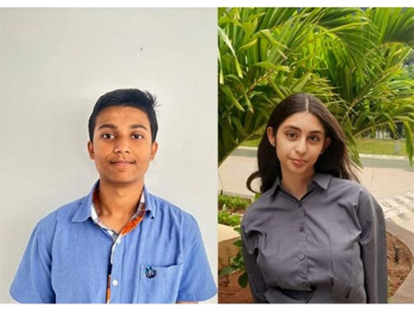 Vanij (Class 10) and Hasitha (Class 12) CBSE top scorers