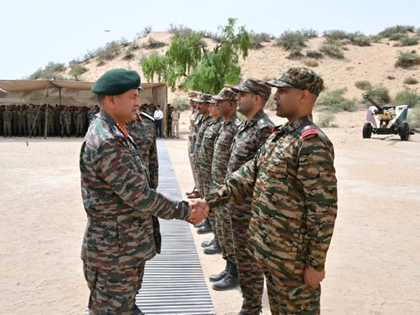 COAS General Upendra Dwivedi visits Laungewala (Photo: ADG PI-Indian Army)