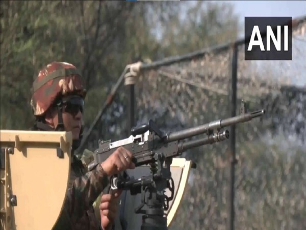 Indian Army personnel at a forward post (Photo: ANI)