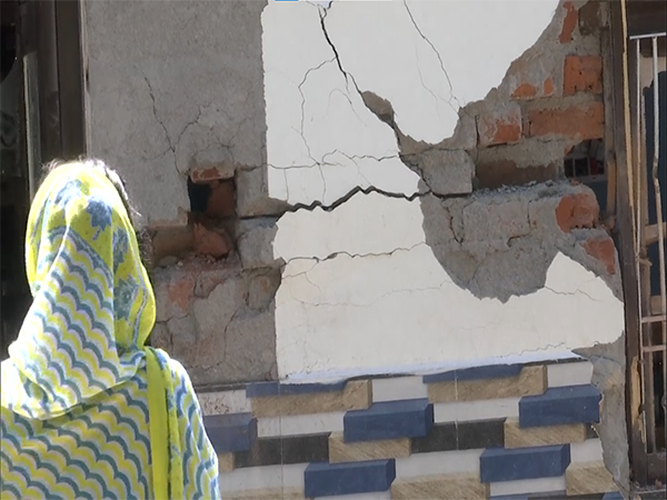 House damaged due to shelling in Rajouri (Photo/ANI)