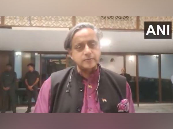 Shashi Tharoor, Chairman of Parliamentary Standing Committee on External Affairs and Congress MP (Photo/ANI)