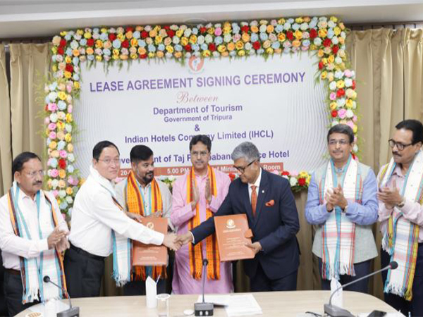 Tripura Chief Minister Manik Saha attends signing of lease agreement (Photo/X: @DrManikSaha2)