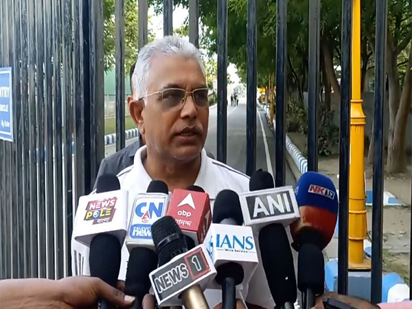 Dilip Ghosh takes a jibe on Abhishek Banerjee's nomination in the delegation(Photo/ANI)