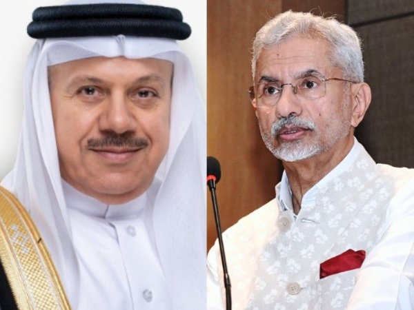 Bahrain Foreign Minister Abdullatif bin Rashid Al Zayani and External Affairs Minister S Jaishankar (Image: Bahrain Foreign Ministry, X@DrSJaishankar)