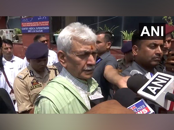 Jammu and Kashmir LG Manoj Sinha (Photo/ANI)