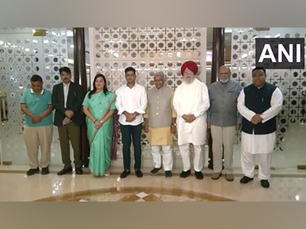 Group 4 of the all-party delegations led by Shiv Sena MP Shrikant Shinde (Photo/ANI)