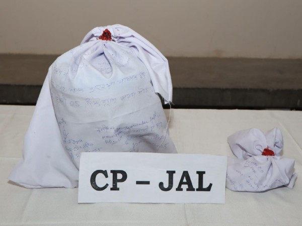 Visuals of seized 5 kg of heroin (Photo/Punjab DGP) 