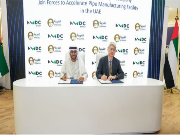 NMDC Energy, Al Gharbia join forces to accelerate pipeline manufacturing (Photo/WAM)