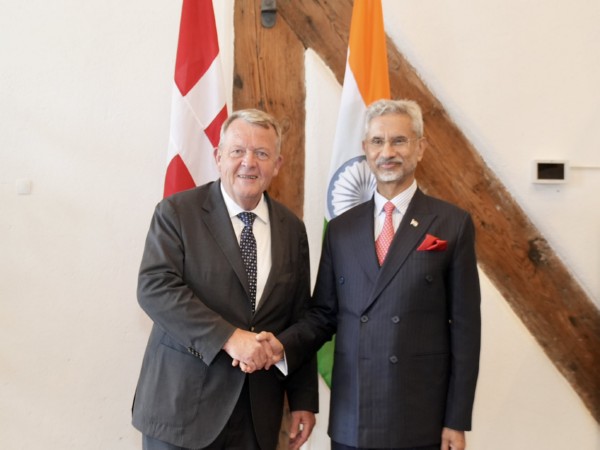 EAM Jaishankar with Danish Foreign Minister Lars Lokke Rasmussen. (Photo/X@DrSJaishankar)