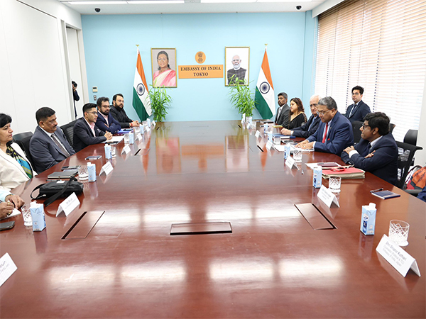 Indian Envoy to Japan Sibi George briefs All-Party Delegation (Image: X@IndianEmbTokyo)
