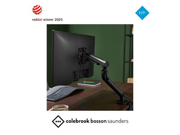 Flo Monitor Arm by Colebrook Bosson Saunders Redefines Human-Centric Workspaces at ORGATEC TOKYO