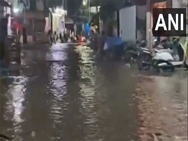 Waterlogged roads in parts of Thane, Maharashtra (Photo/ ANI) 
