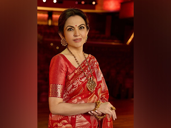 Nita M Ambani at Lincoln Center for the Performing Arts, ahead of the NMACC India Weekend in New York (NMACC)