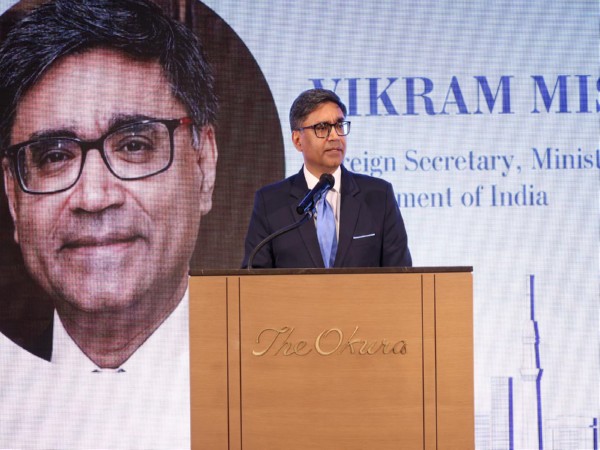 Foreign Secretary Vikram Misri speaks at Raisina Tokyo on India-Japan partnership. (Photo: X/ @IndianEmbTokyo)