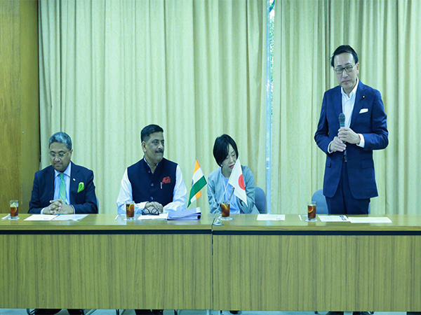 All-Party Delegation meets  Acting Chairperson of the Research Committee on Counter-terrorism of the Liberal Democratic Party (LDP) Yasuhiro Hanashi (Image Credit: X/@IndianEmbTokyo)