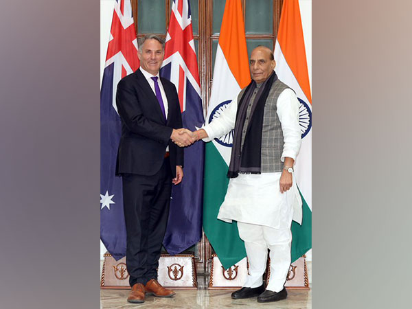 Australian Deputy Prime Minister Richard Marles and Defence Minister Rajnath Singh (File photo)
