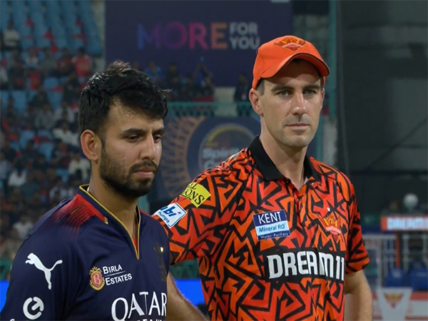 RCB stand-in captain Jitesh and SRH skipper Pat Cummins (Photo: @ipl/X) RCB stand-in captain Jitesh and SRH skipper Pat Cummins (Photo: @ipl/X)