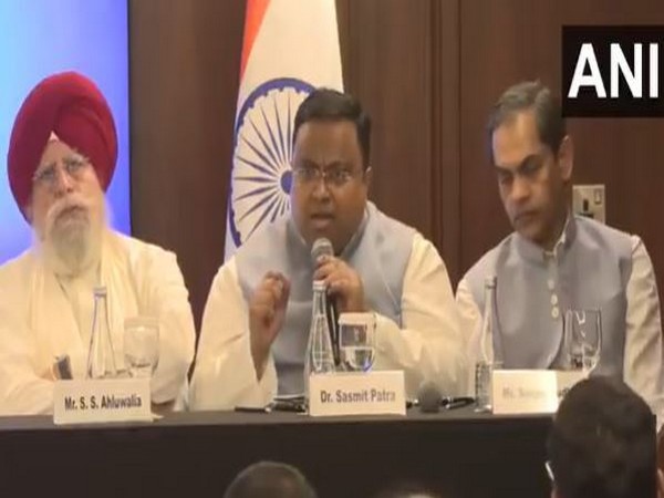 BJD MP Sasmit Patra (Photo/ANI)