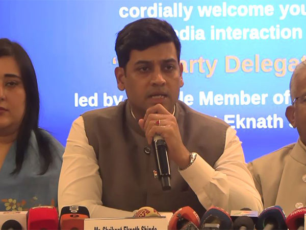 Shiv Sena MP Shrikant Eknath Shinde (Photo/ANI)