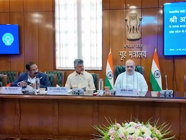Union Home Minister Amit Shah holds review meeting on implementation of new criminal laws in Andhra Pradesh. (Photo/X @ncbn)