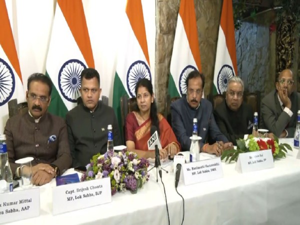 All party delegation in Russia led by DMK MP Kanimozhi (Photo/ANI)