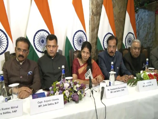 India's all party delegation in Russia (Photo/ ANI)