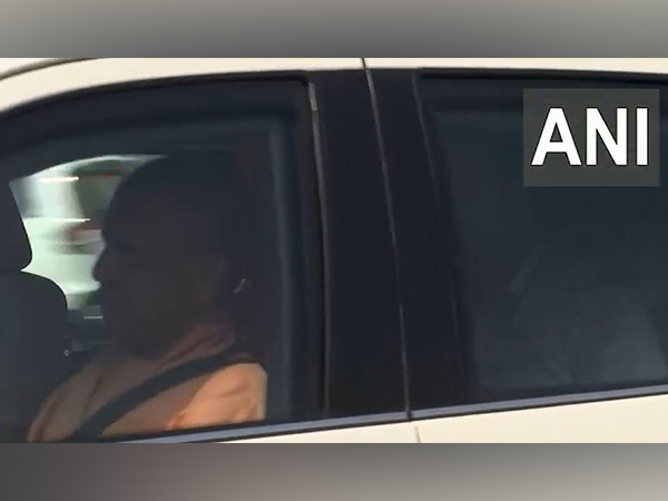 Uttar Pradesh CM Yogi Adityanath arrives at the venue. (Photo/ANI)