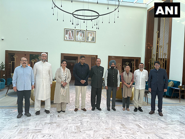 All-party delegation-led by BJP MP Baijayant Panda reaches Bahrain (Photo/ANI)