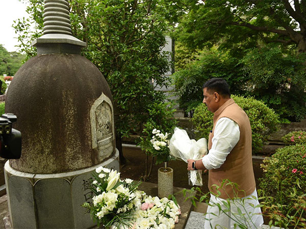 All Party Delegation currently in Japan pays  floral tributes to freedom fighter Rash Behari Bose (Image: X@IndianEmbTokyo)