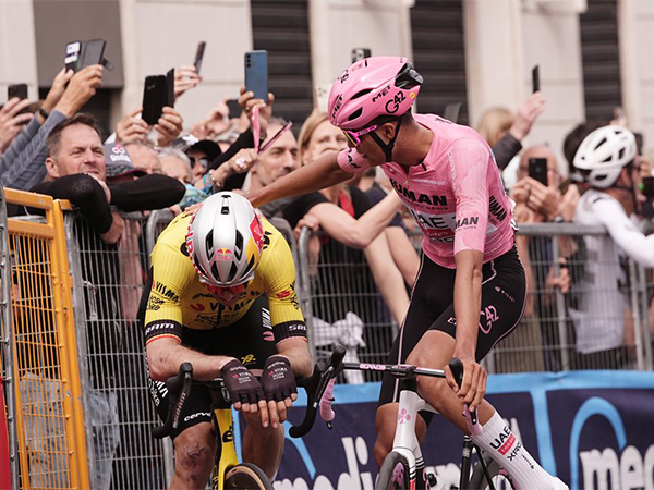 Cyclists in action in stage 13 (Photo: Giro d'Italia)