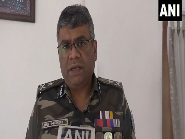 Amol Vinukant Homkar, IG Operations, Jharkhand Police (Photo/ANI)