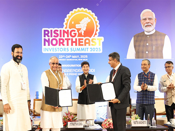 Union Minister Jyotiraditya Scindia at Rising Northeast Investors Summit 2025 (Photo/official source) Union Minister Jyotiraditya Scindia at Rising Northeast Investors Summit 2025 (Photo/official source)