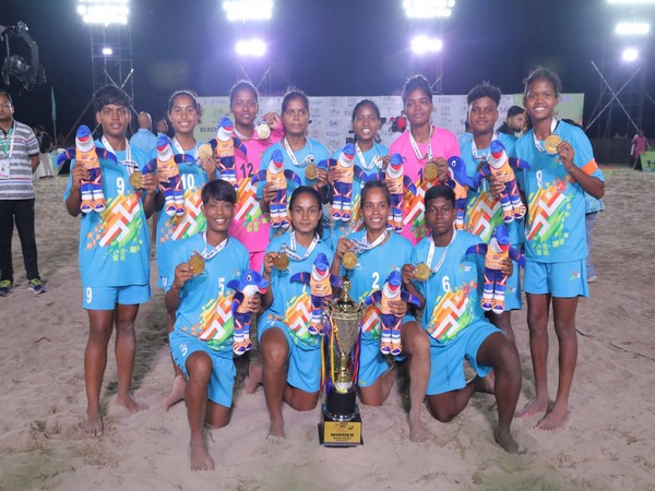 Odisha women team after winning gold medal in Khelo India Beach Games 2025 (Image: SAI media) Odisha women team after winning gold medal in Khelo India Beach Games 2025 (Image: SAI media)