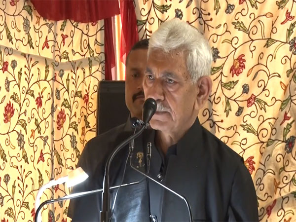 Jammu and Kashmir Lieutenant Governor Manoj Sinha (Photo/ANI)