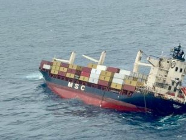 Liberian container ship (Photo/ANI) Liberian container ship (Photo/ANI)